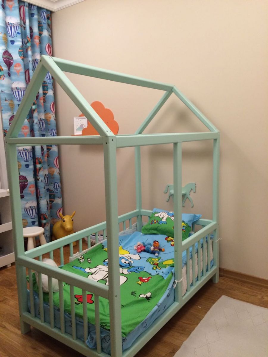 Eliz Doğal Ağaç Yer Yataği Montessori Yatak 