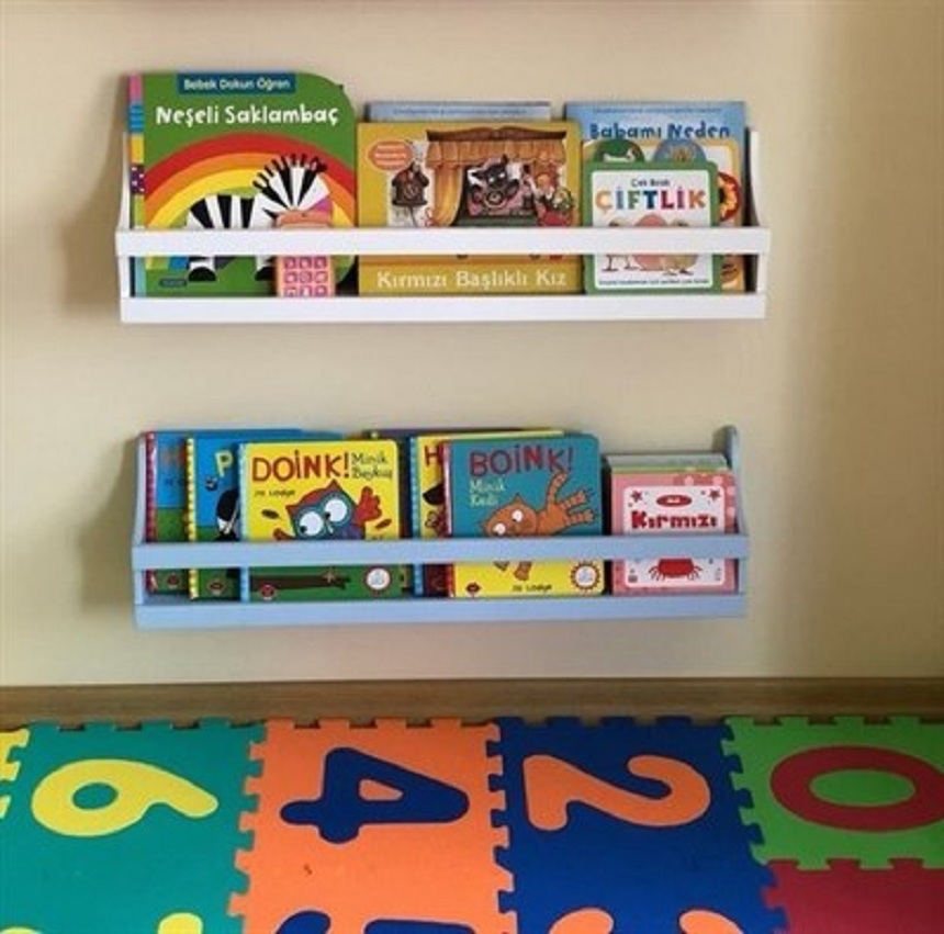 İkili Linar Lake Montessori Kitaplık Raf