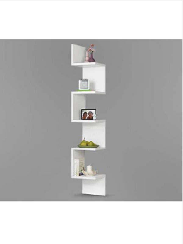 Sarmaşık Estetik Köşe Duvar Rafı